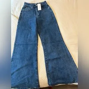 【NONCODE】Ethan Wide Denim Pants Ethbox Y2K Jeans Gothic Multi Pocket Loose Wide Leg Workwear